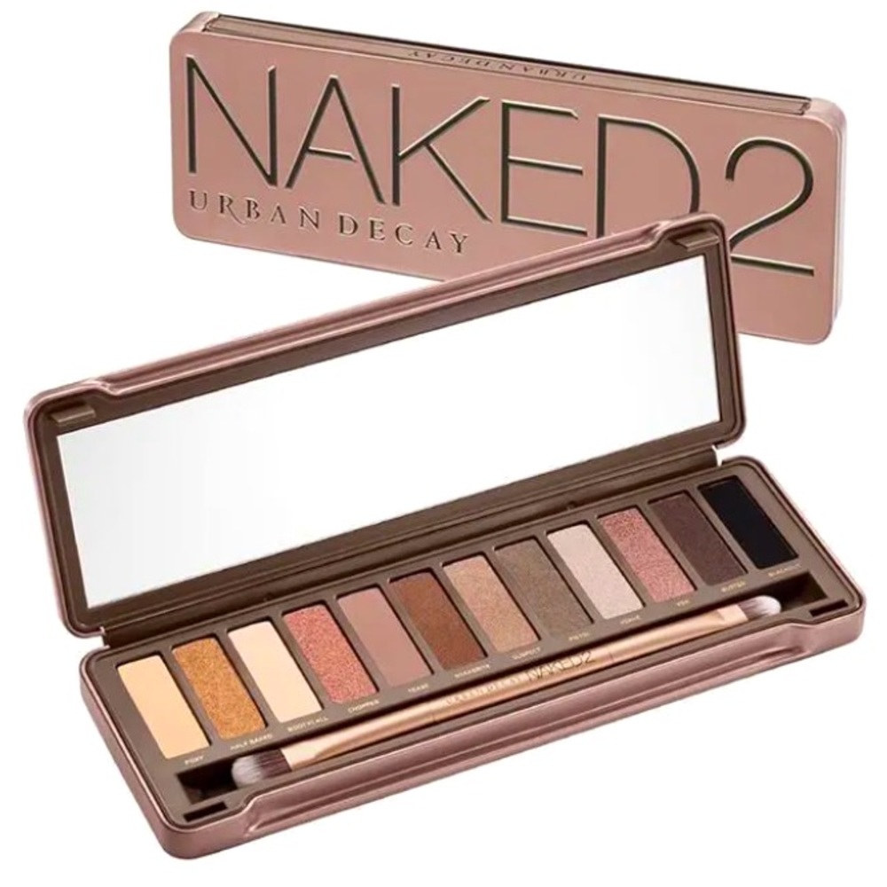 BUNDLE of Urban Decay Naked 2 Eyeshadow palette and Basics palette
